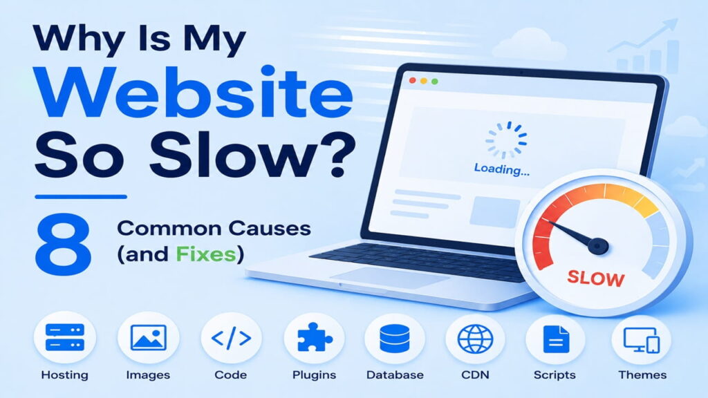 Why Is My Website So Slow? 8 Common Causes (and Fixes)
